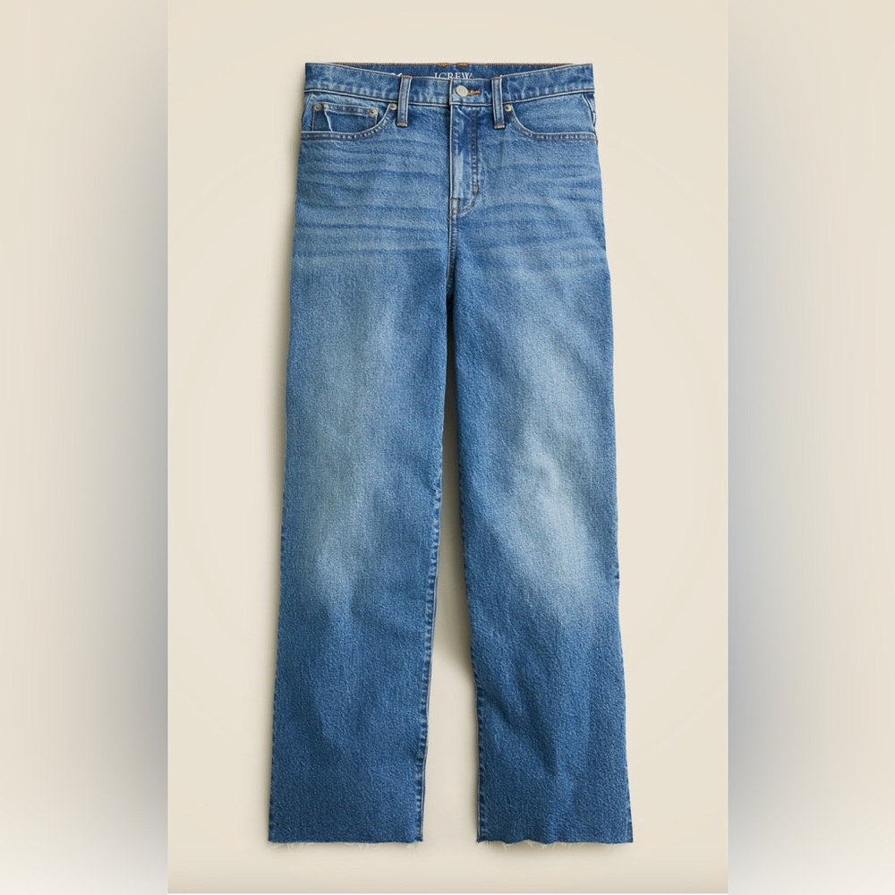 J.Crew Women’s Slim wide-leg jean in Lakeshore wash Size 32 - Picture 9 of 9
